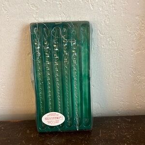 Silverstri icicle ornaments